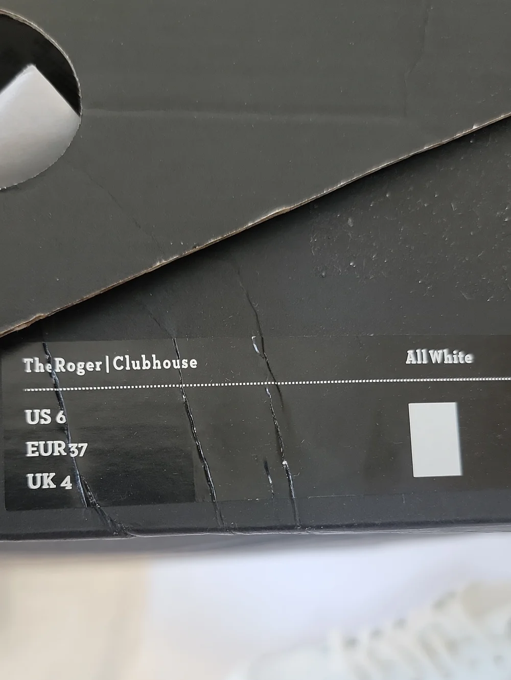 Size 6-On The Roger Clubhouse Women's All White Sneakers Logo 48.99429